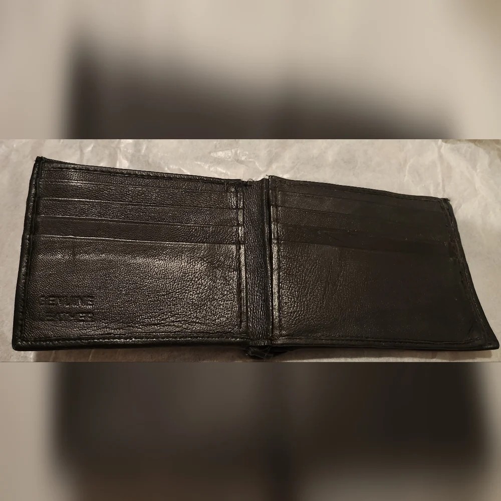 Leather Men's Wallet Black